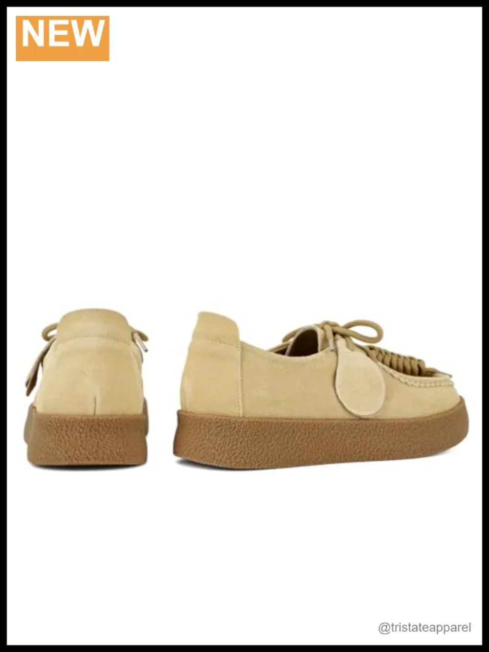 Retro Suede Platform Loafers Chunky Lace-Up Oxfords Comfort Sole Non-Slip Out